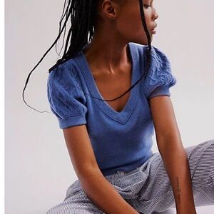 Free People cashmere Annabelle sweater top New without tags